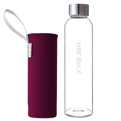 Full Glass Bottle with cover - 550ml